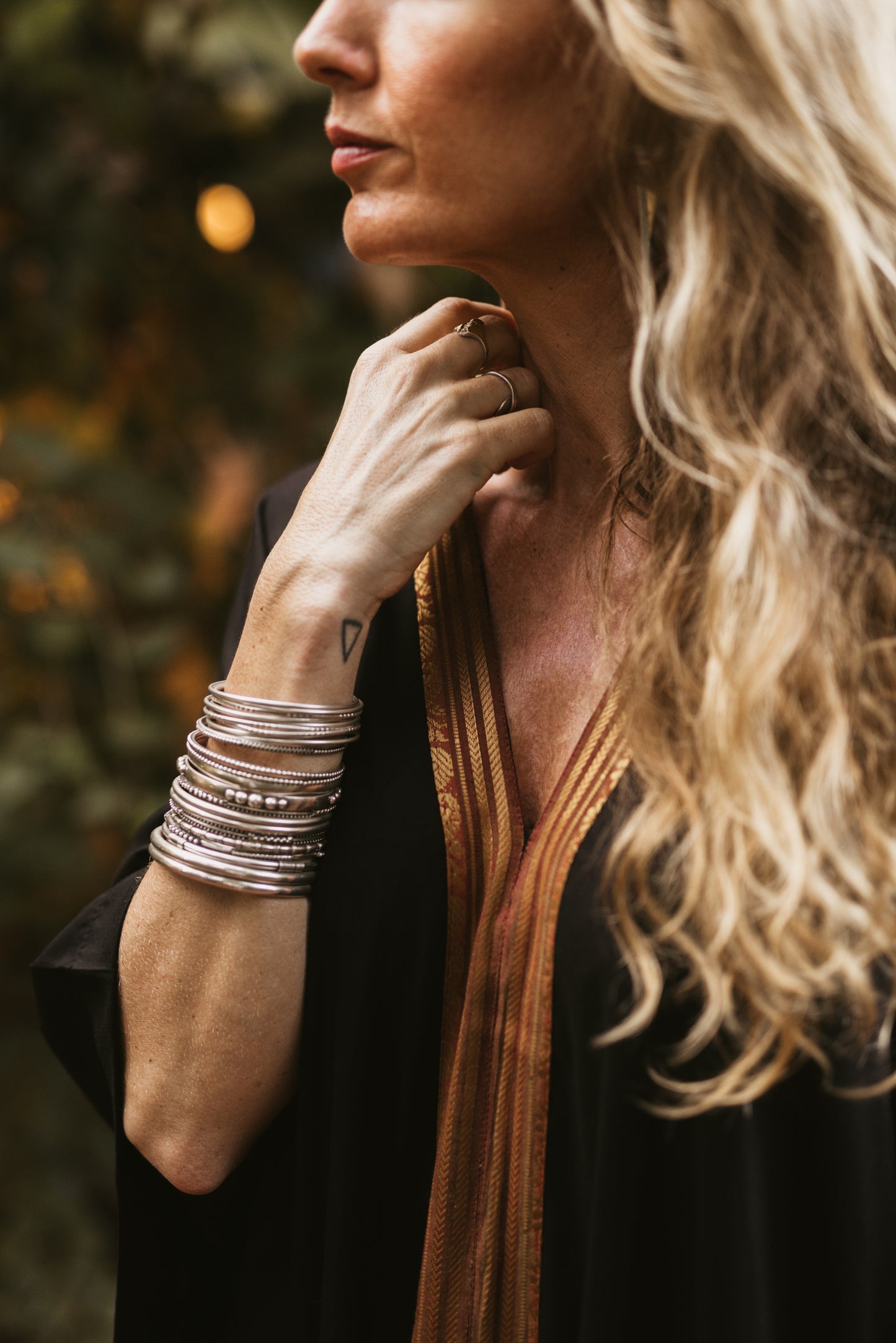 Silver Bangle Plain