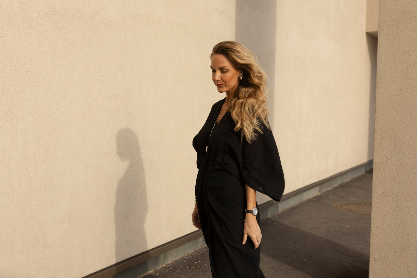 The Bali Dress Black Cotton