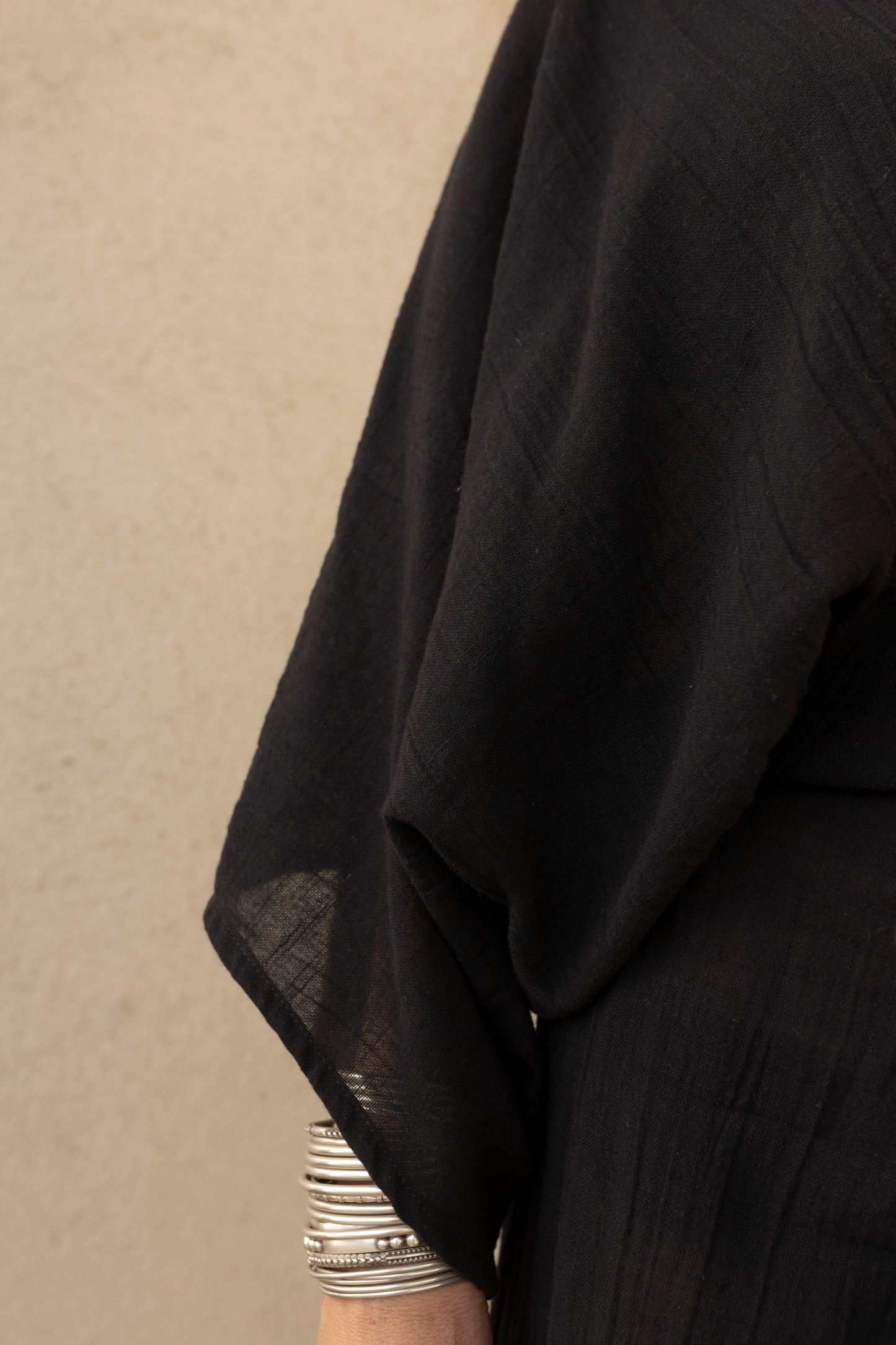 The Bali Dress Black Cotton