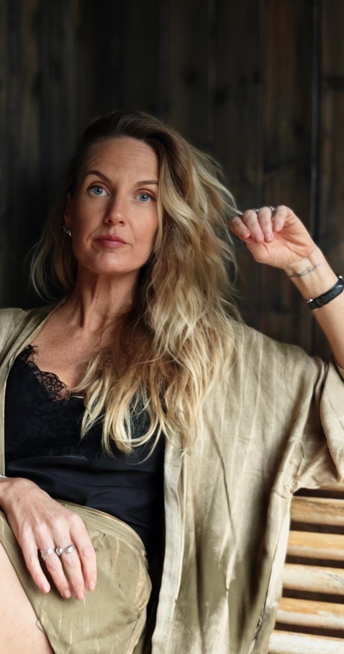 The Pushkar Kimono Olive