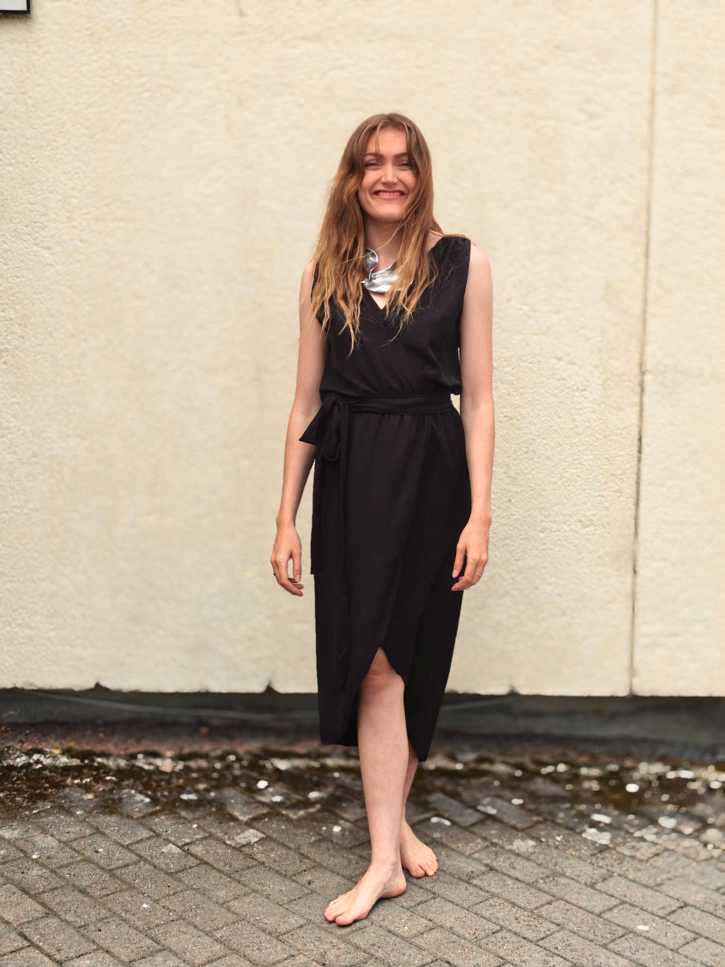 The Maranola Dress Black Viscose