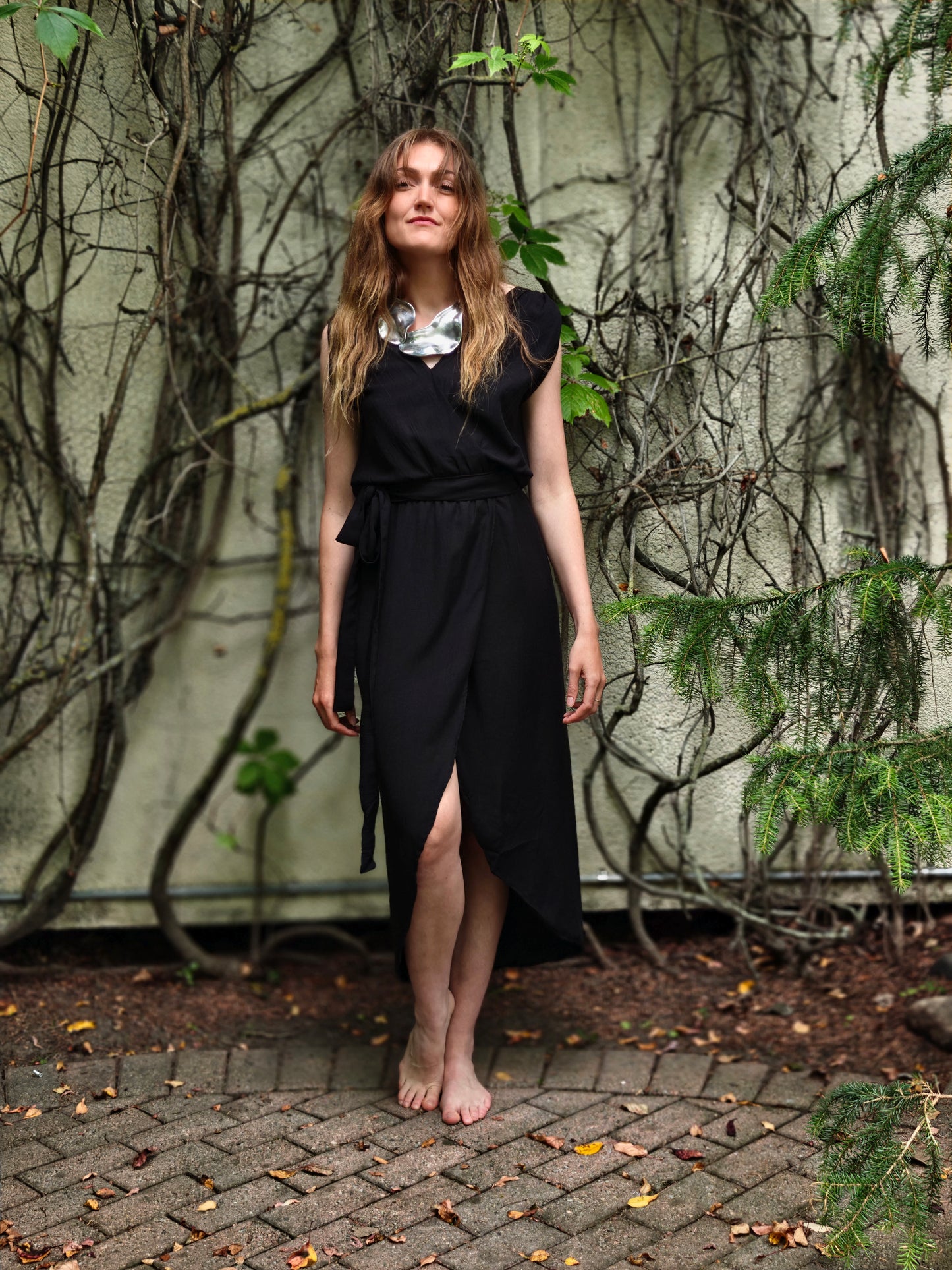 The Maranola Dress Black Viscose