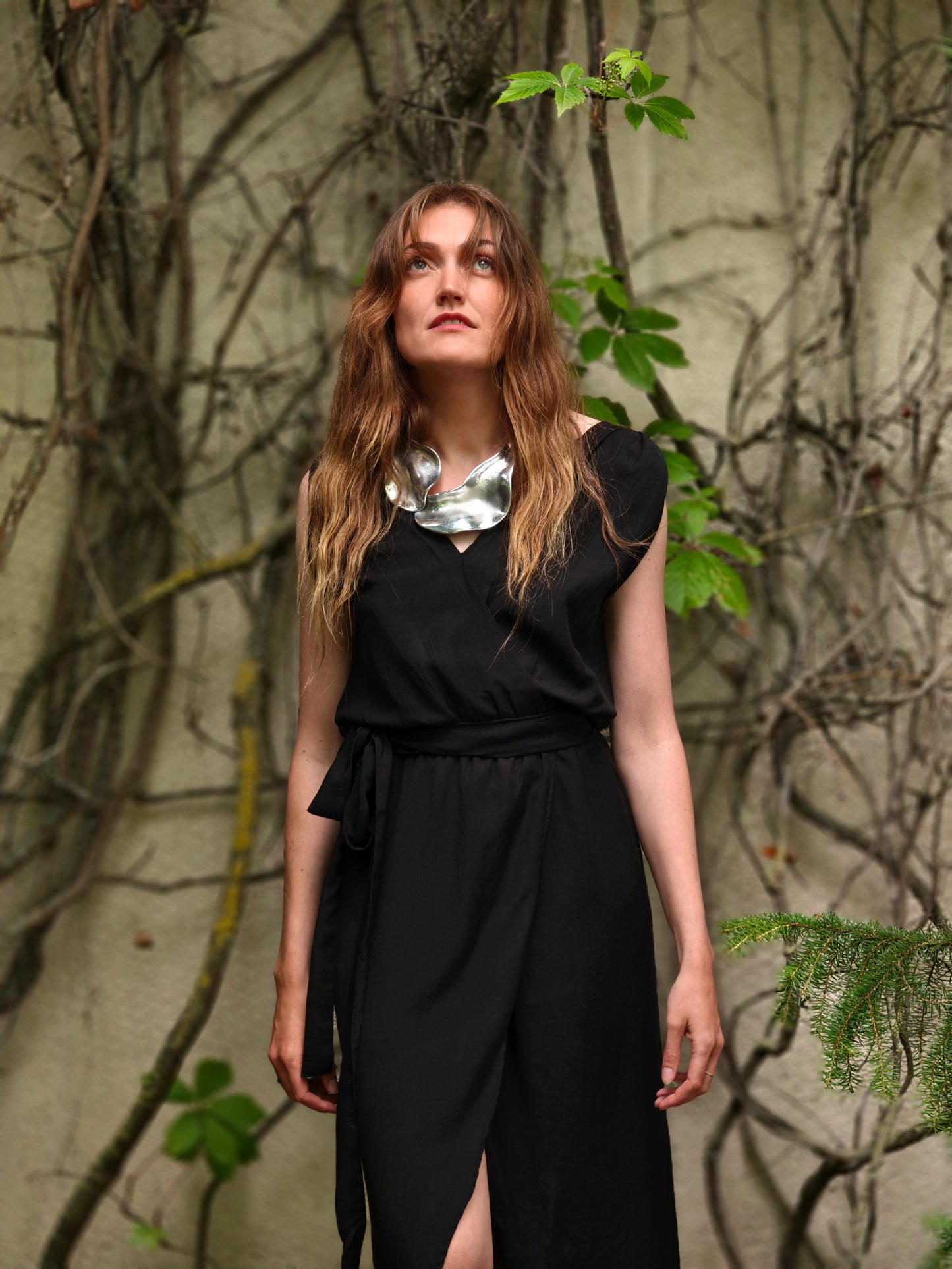 The Maranola Dress Black Viscose