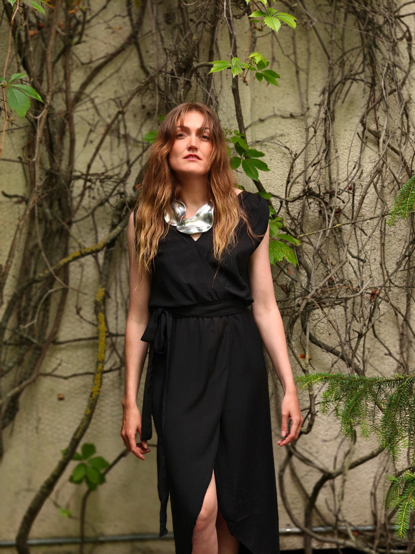The Maranola Dress Black Viscose