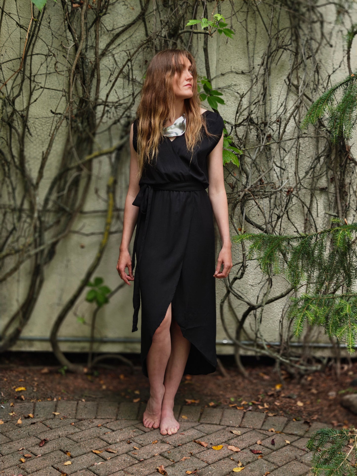The Maranola Dress Black Viscose