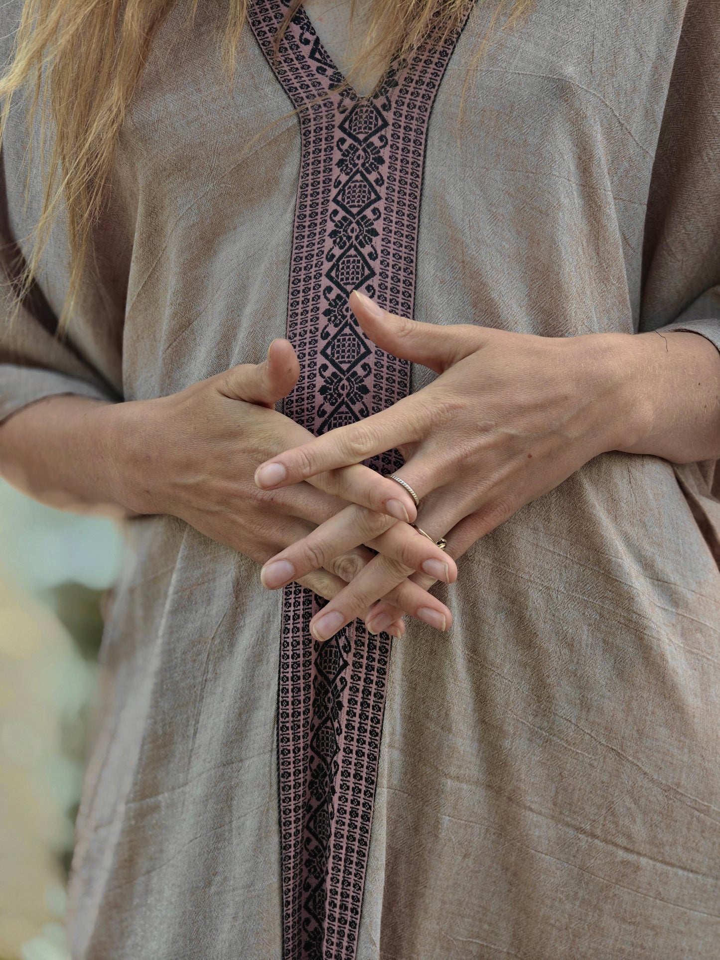 Ashwem Kaftan Sari Border II