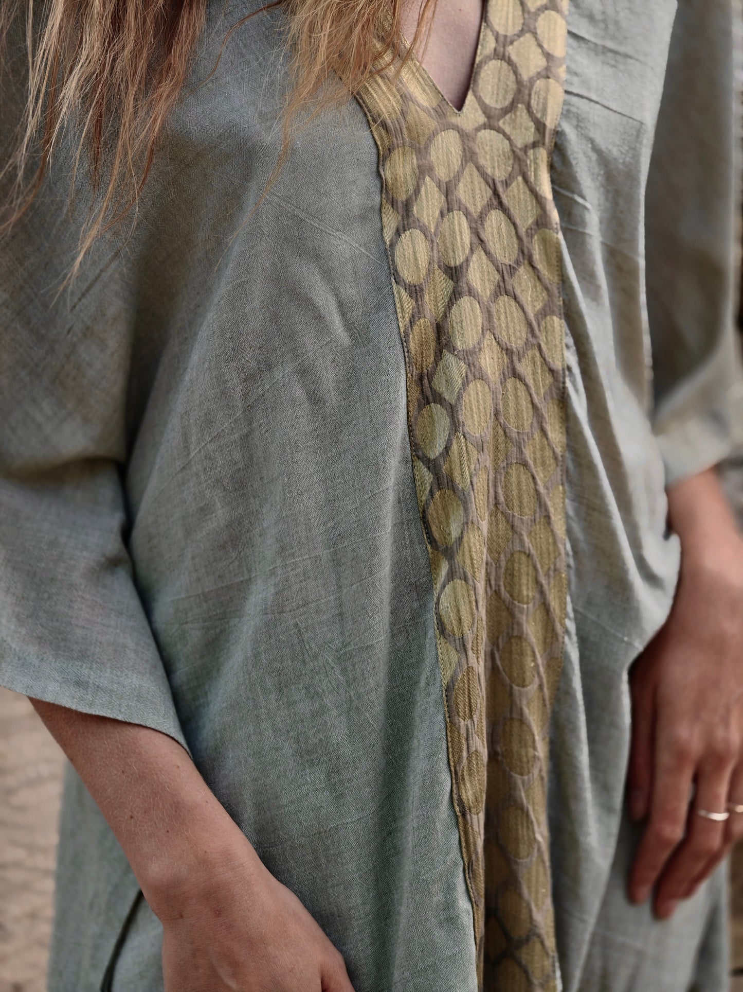 Ashwem Kaftan Sari Border III