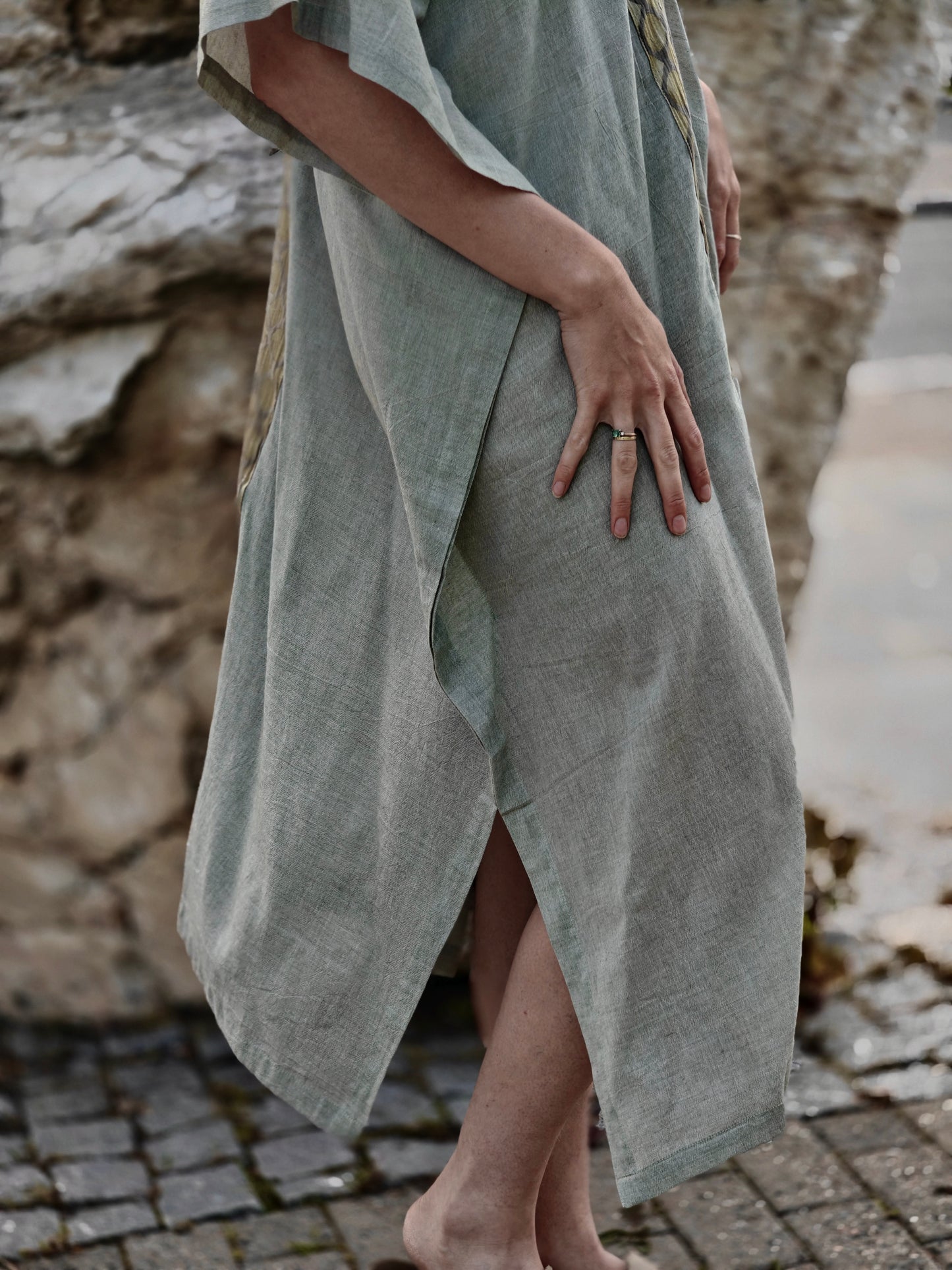 Ashwem Kaftan Sari Border III