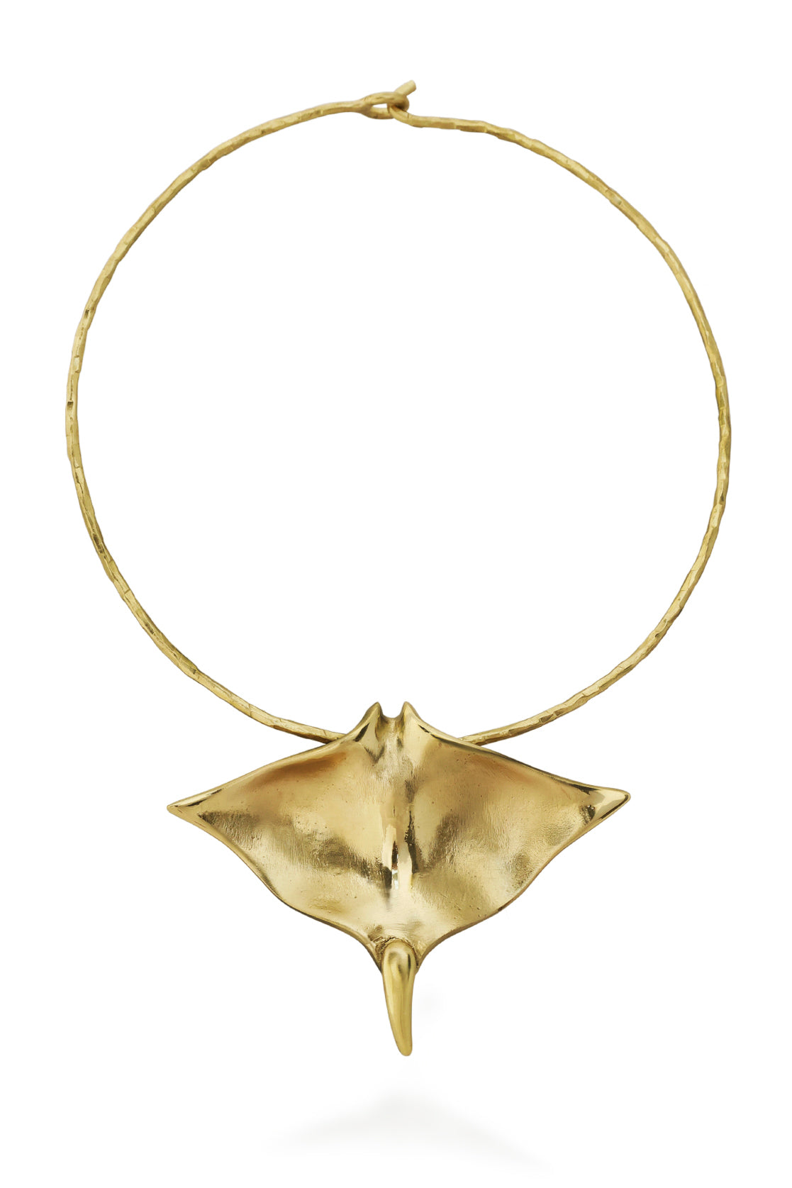 Mamma Manta Brass Necklace