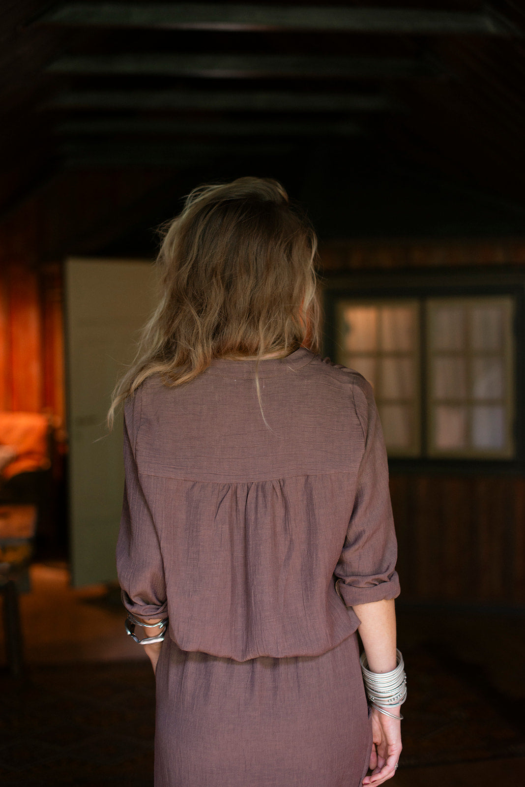 The Malasaña Dress Aubergine