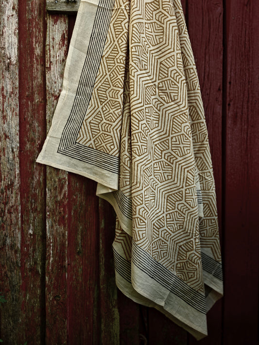 Pareo Blockprint Yellow Lines